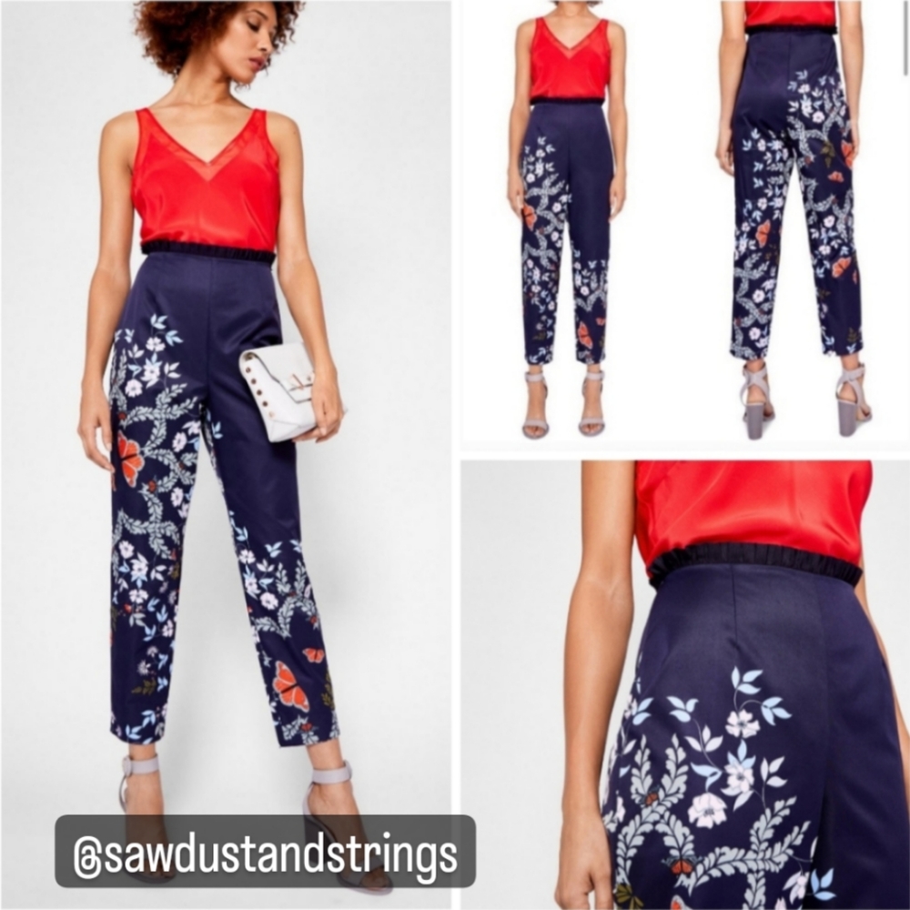 Ted Baker Kyoto Garden pants size XS
